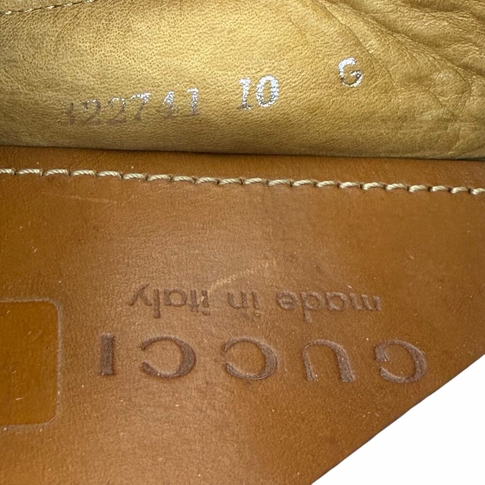 Gucci Horsebit Web Leather Driver Loafer Slip On Brown Size 10/ 10.5 - Picture 14 of 14